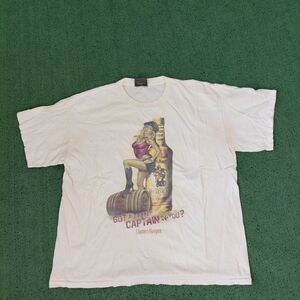 VINTAGE Captian Morgan " Got A Little Captian In You? " Promo T Shirt Size Large